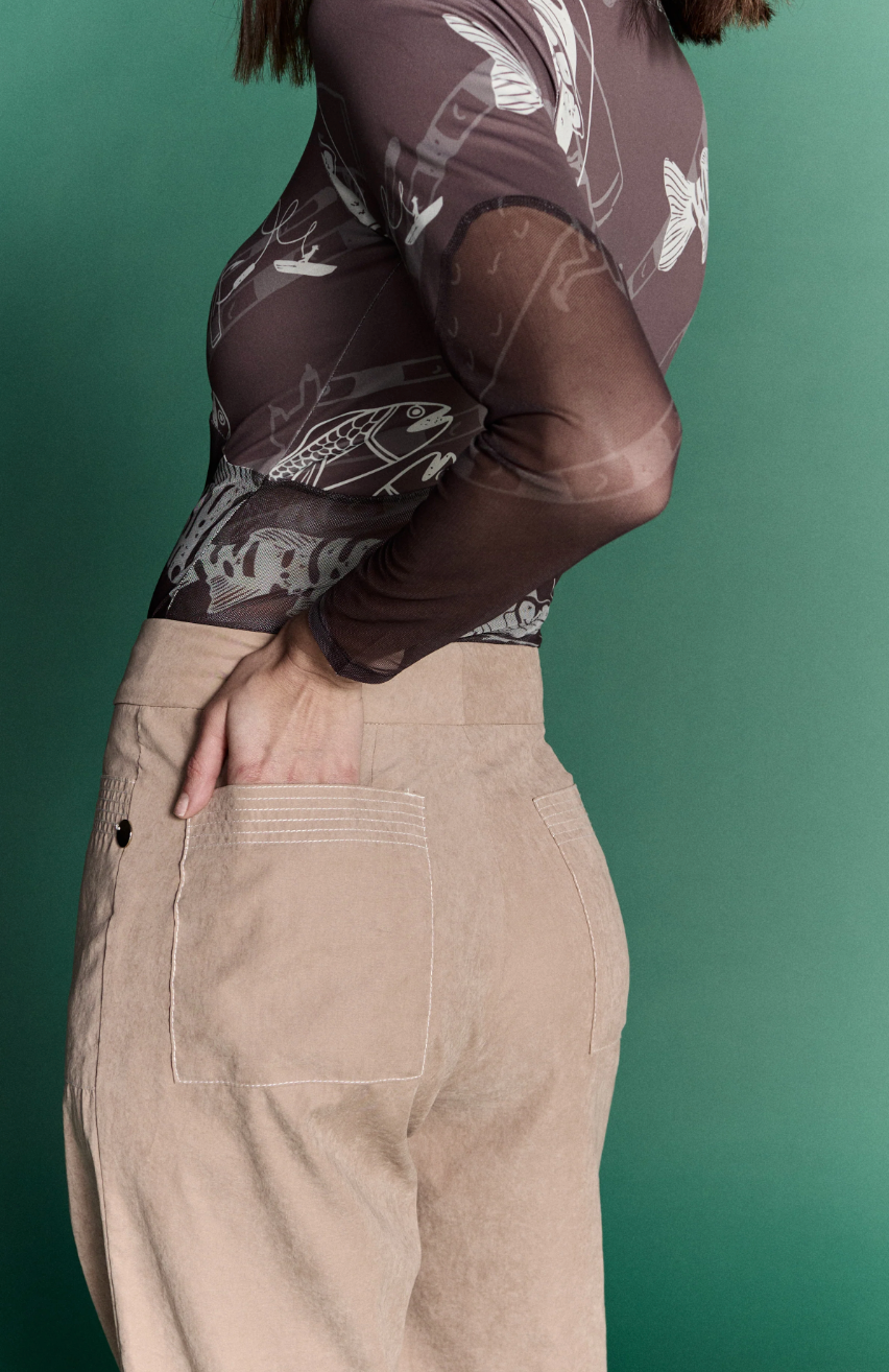 Trapezoida Tan Pant
