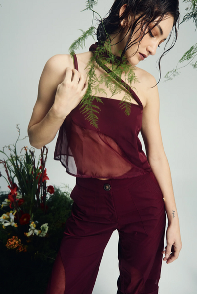 Yacare Top Burgundy