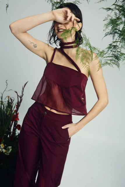 Yacare Top Burgundy