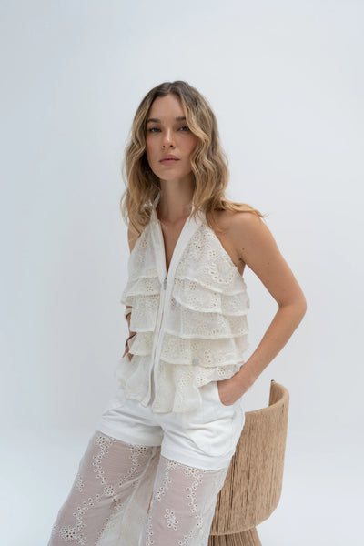 Onca Top Ivory