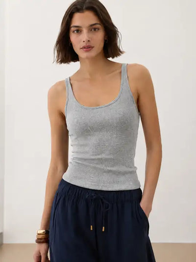Yaka Ribbed Tank Top