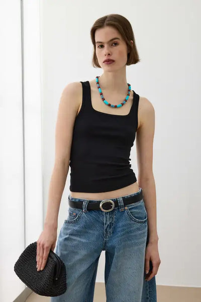 Kare Neck Tank Top
