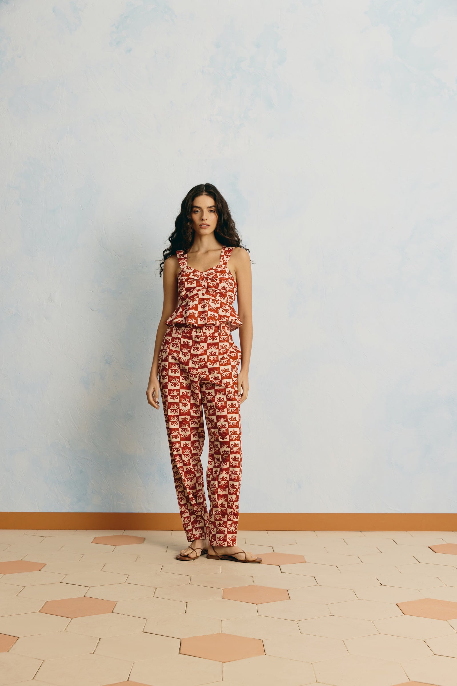 Clara Pant Red
