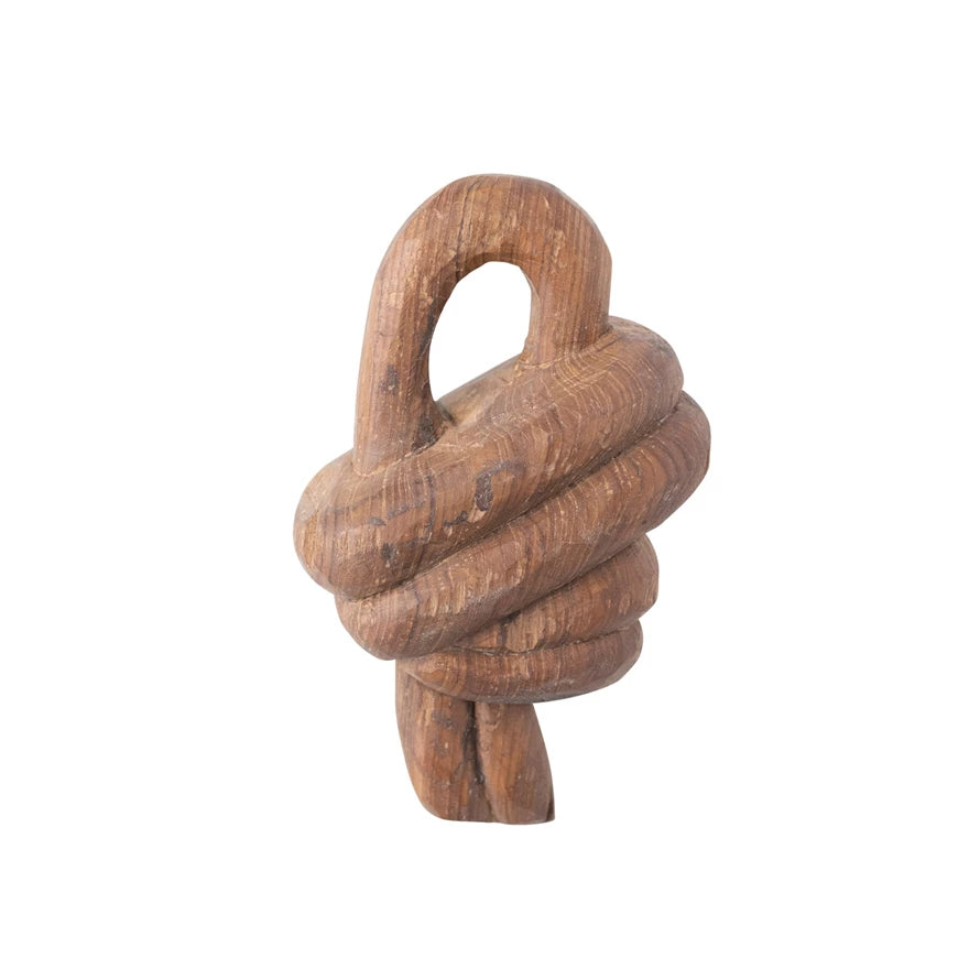 Recalimed Wood Knot Decor Brown