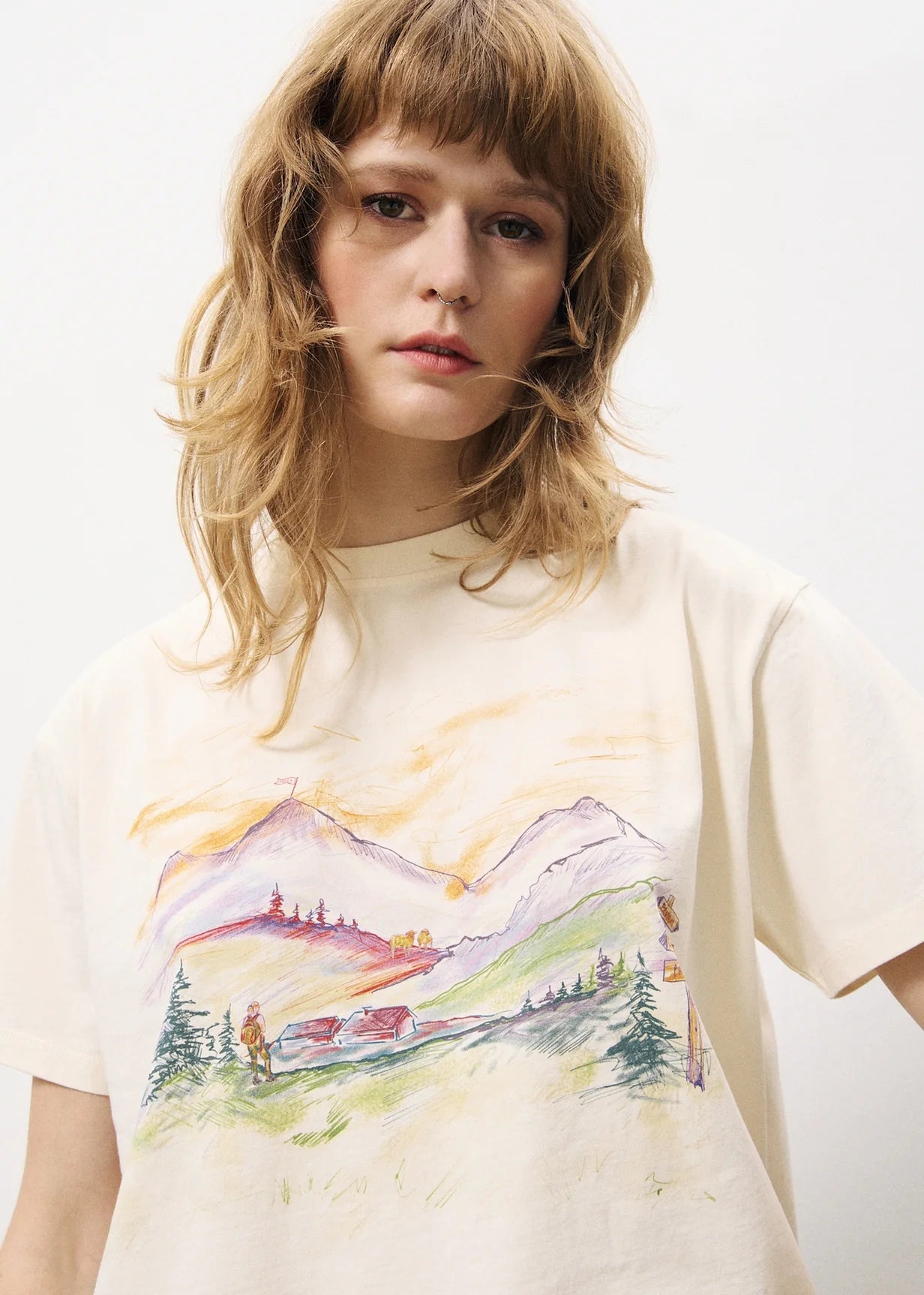 Azelle T Shirt Cream