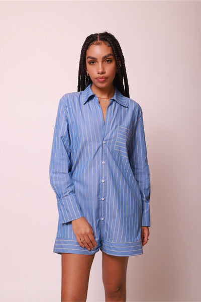 Teresa Jumpsuit Stripe Blue