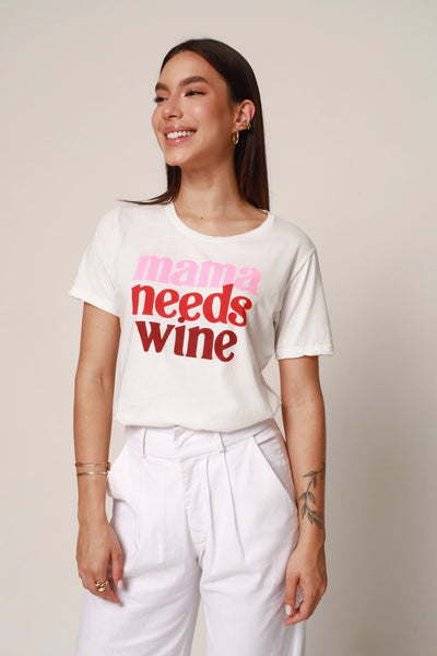 T Shirt Mama Wine