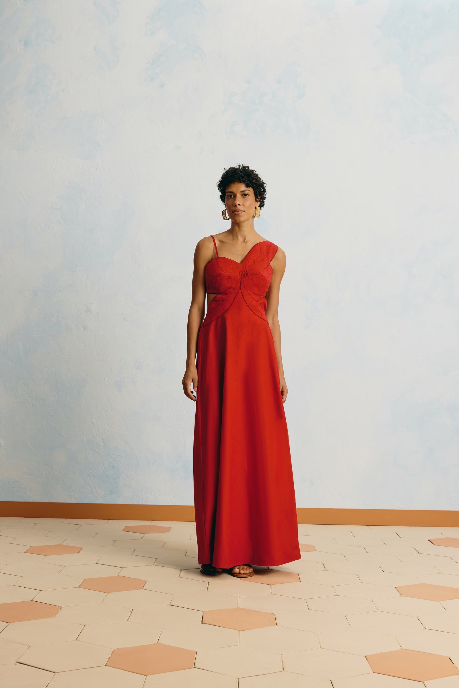 Mari Dress Red