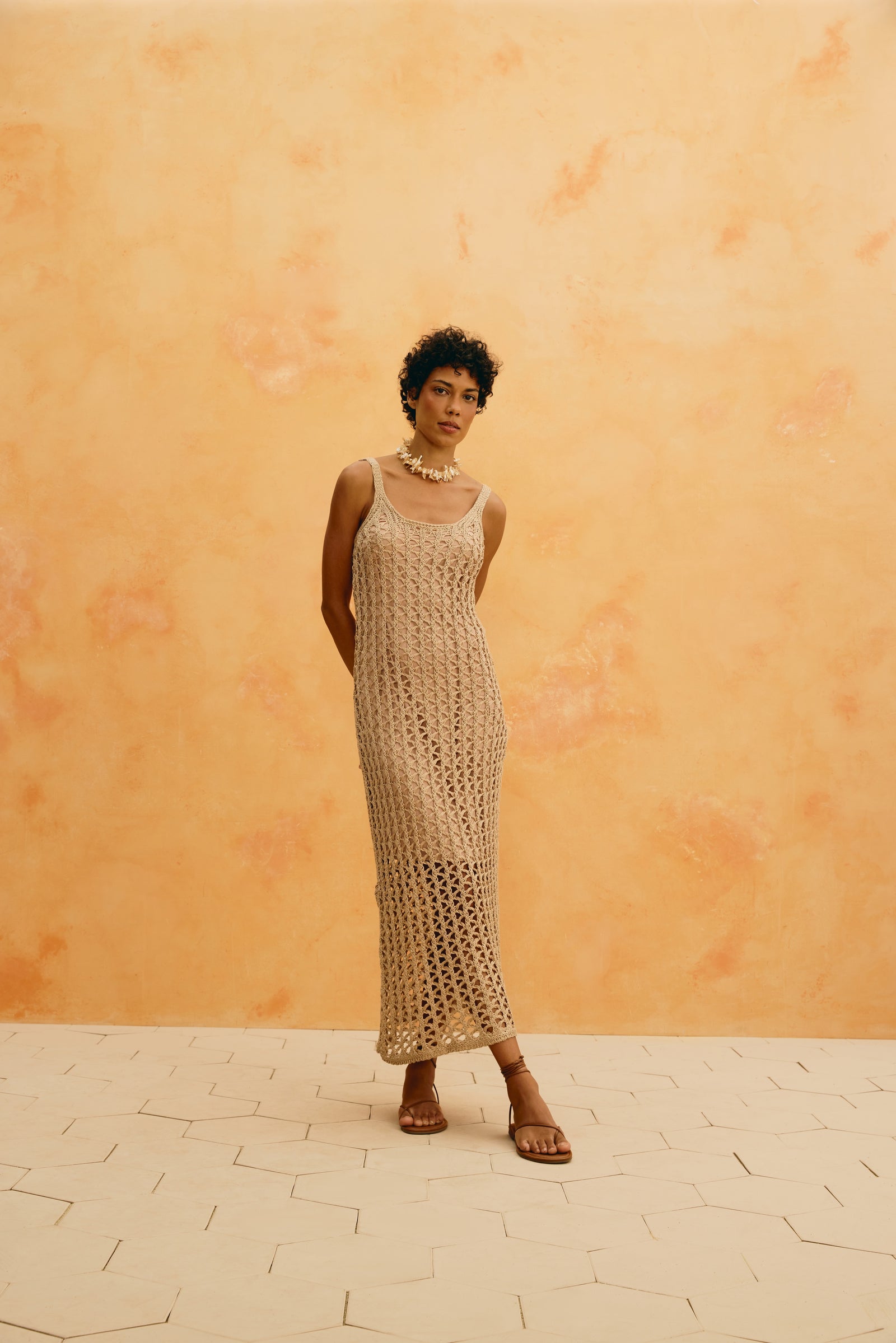 Michell Dress Beige