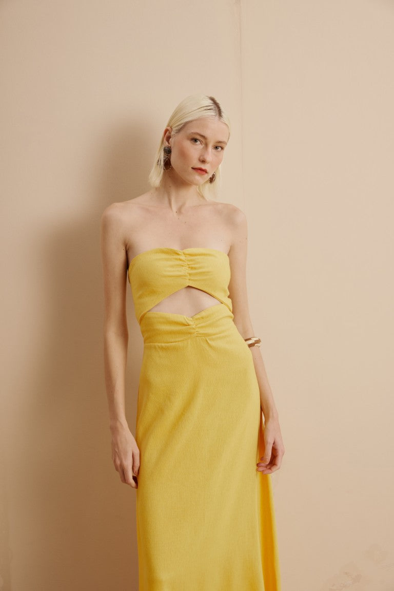 Nidia Dress Yellow