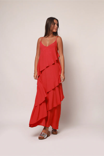 Olimpia Dress Red