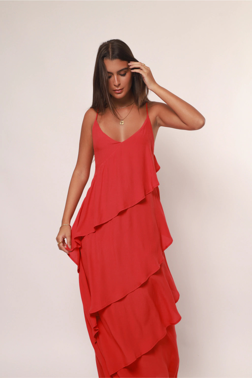 Olimpia Dress Red