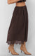 Diana Skirt Dark Brown
