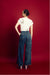 Hissoria T Shirt Ivory Blue