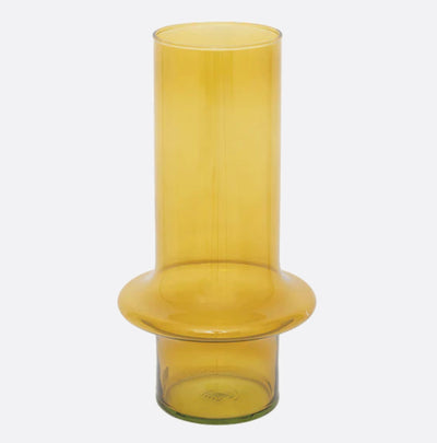 Vase Recycled Glass Yolk Yellow - Yolk Yellow