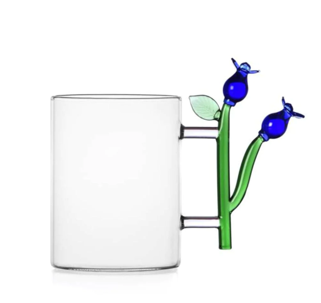 BOTANICA mug blue flower