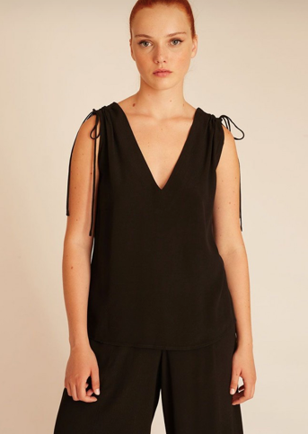 Viscose Top Black