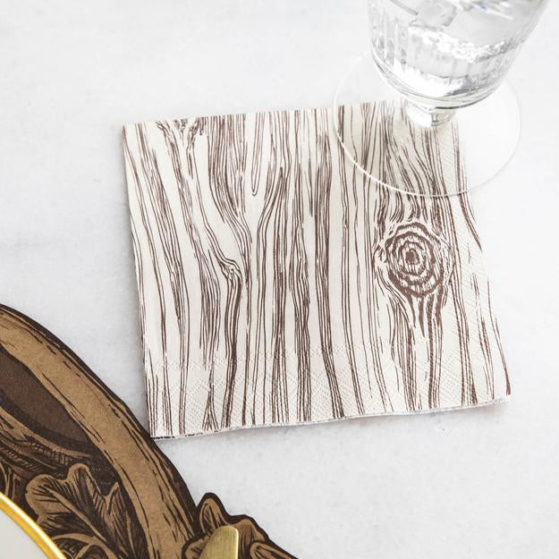 Oak Cocktail Napkin