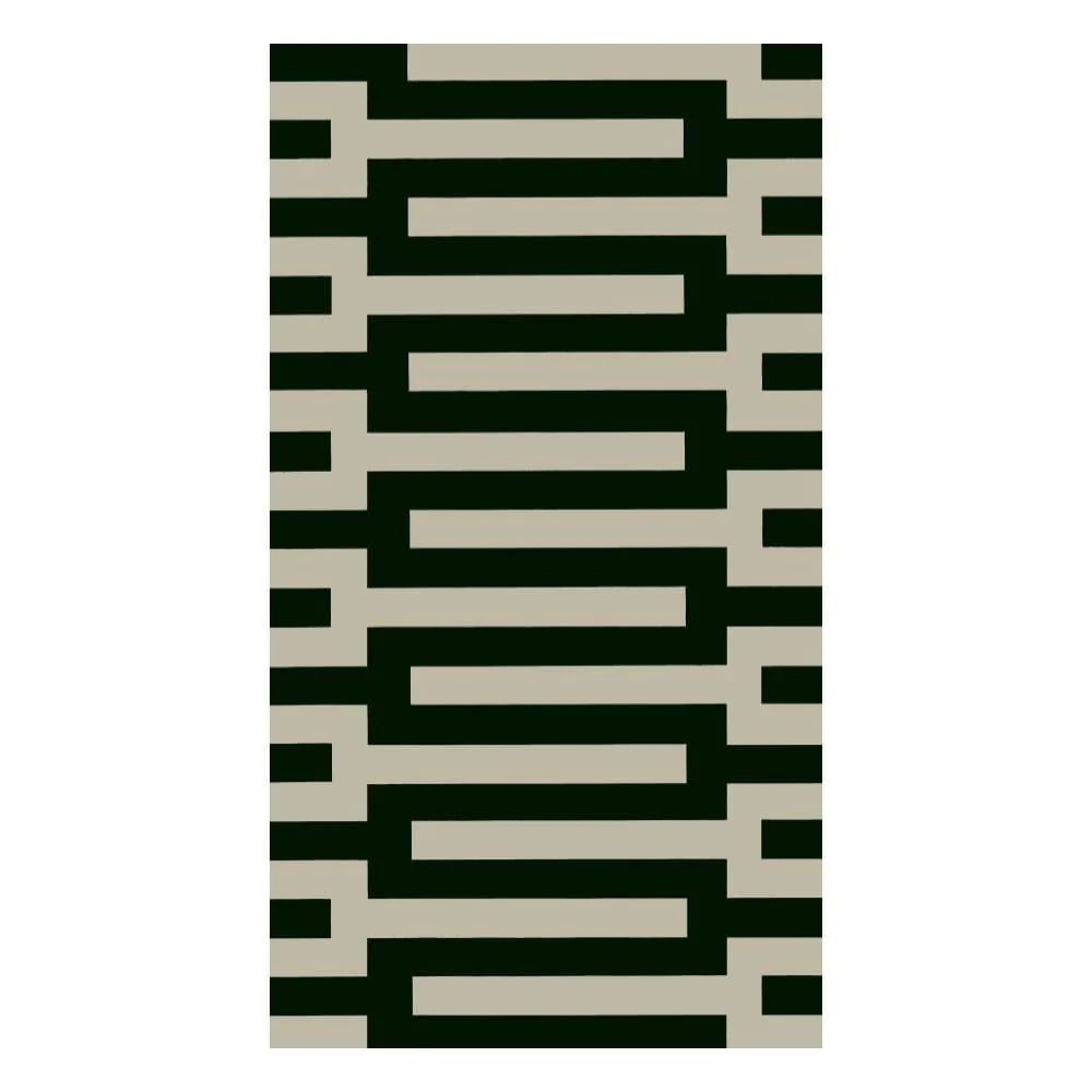 Guest Towel Zipper Black