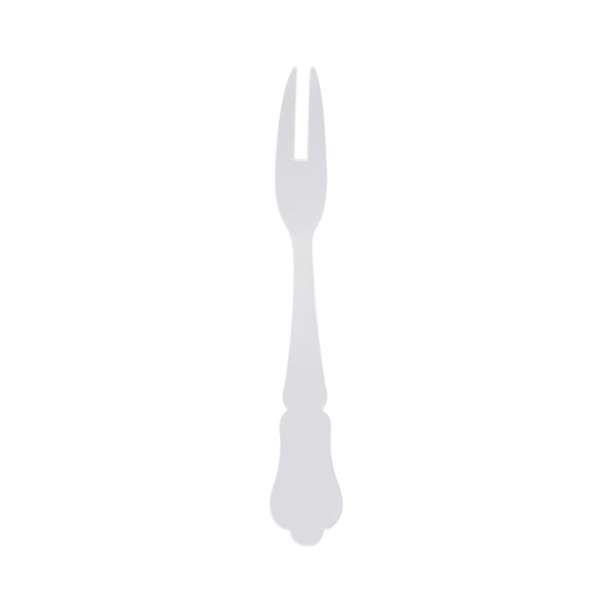 Cocktail Fork White