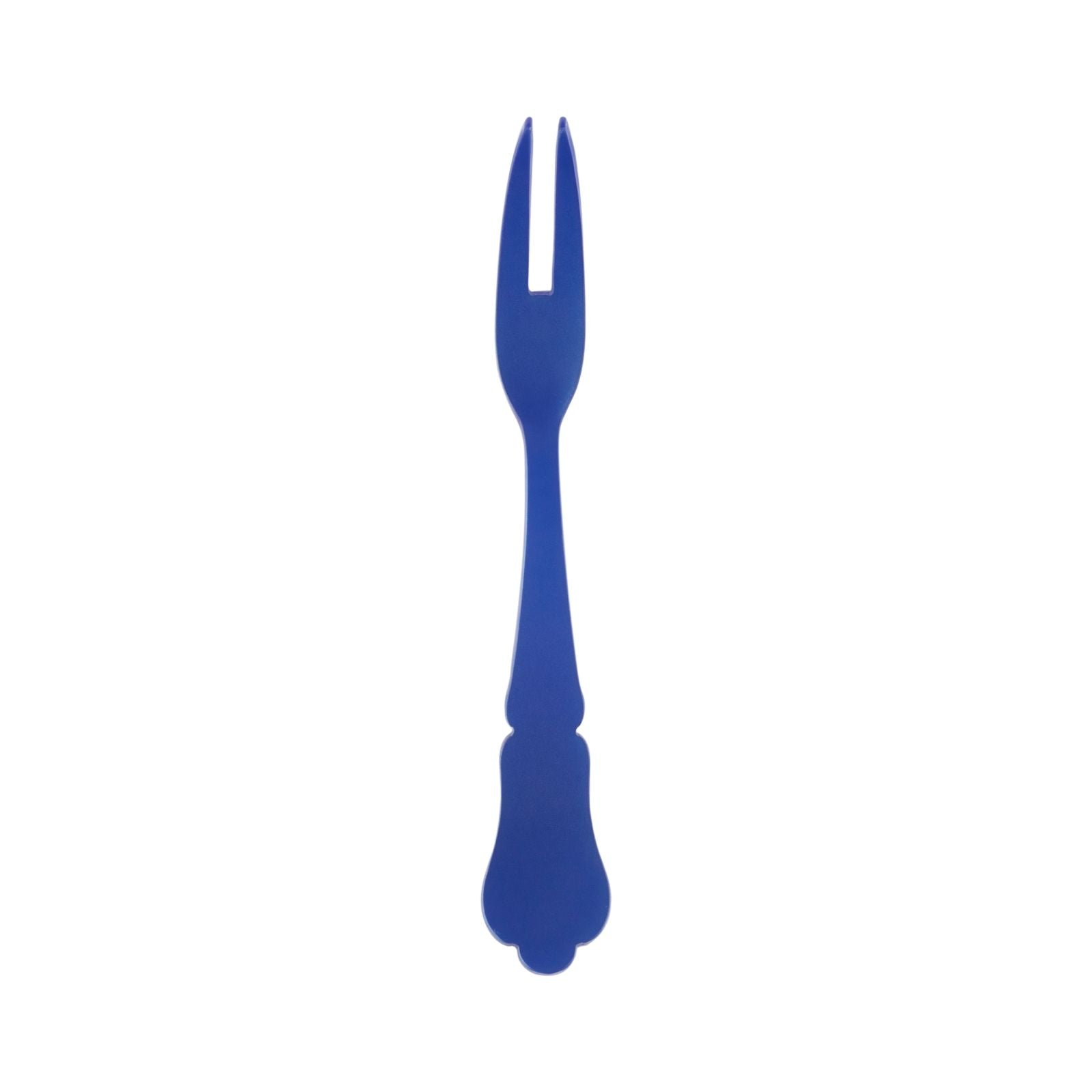 Cocktail Fork Lapis Blue