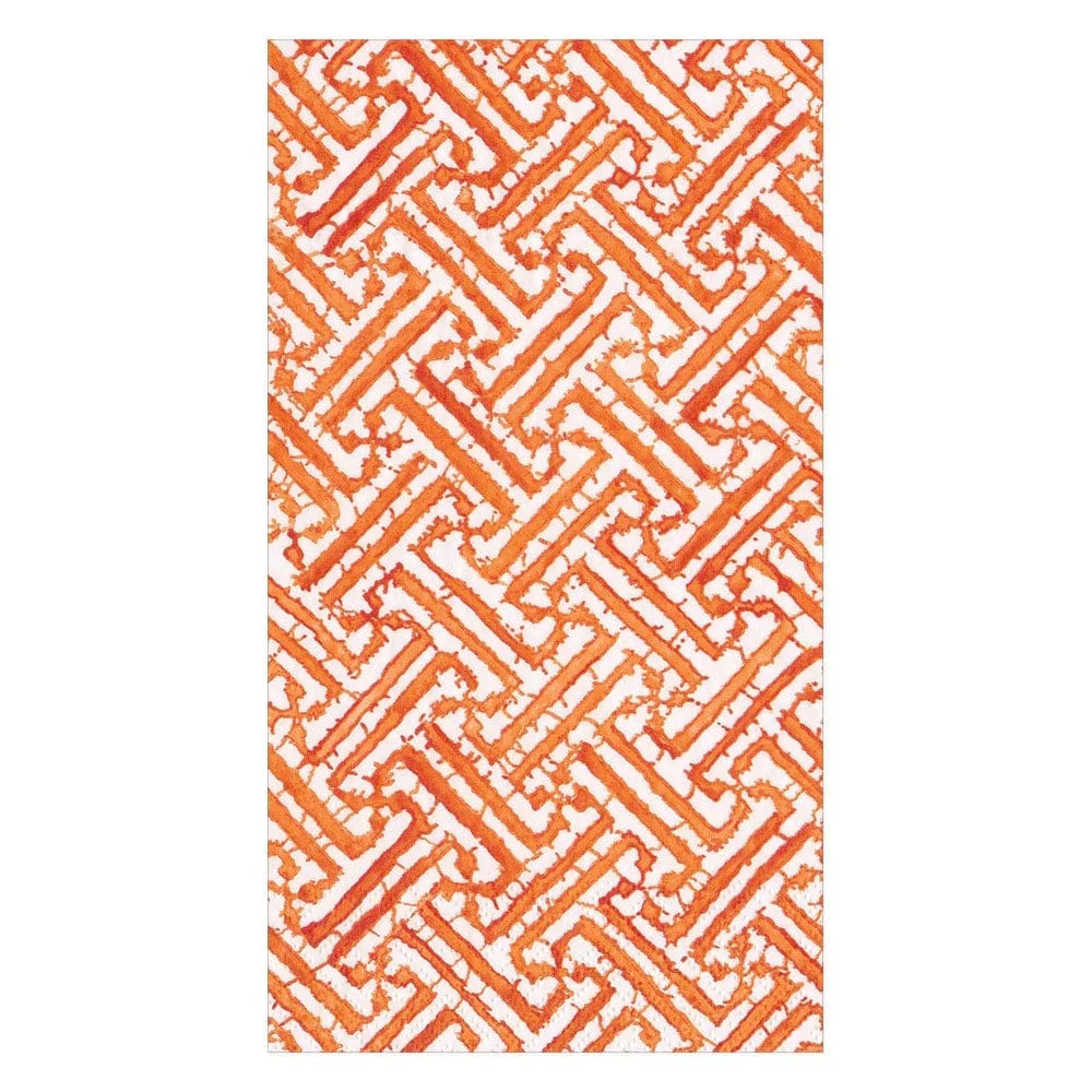 Guest Towel  Airlaid Pebble Orange PAPER LINE