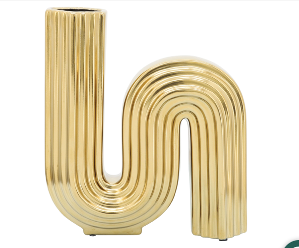 Loopy Vase Gold