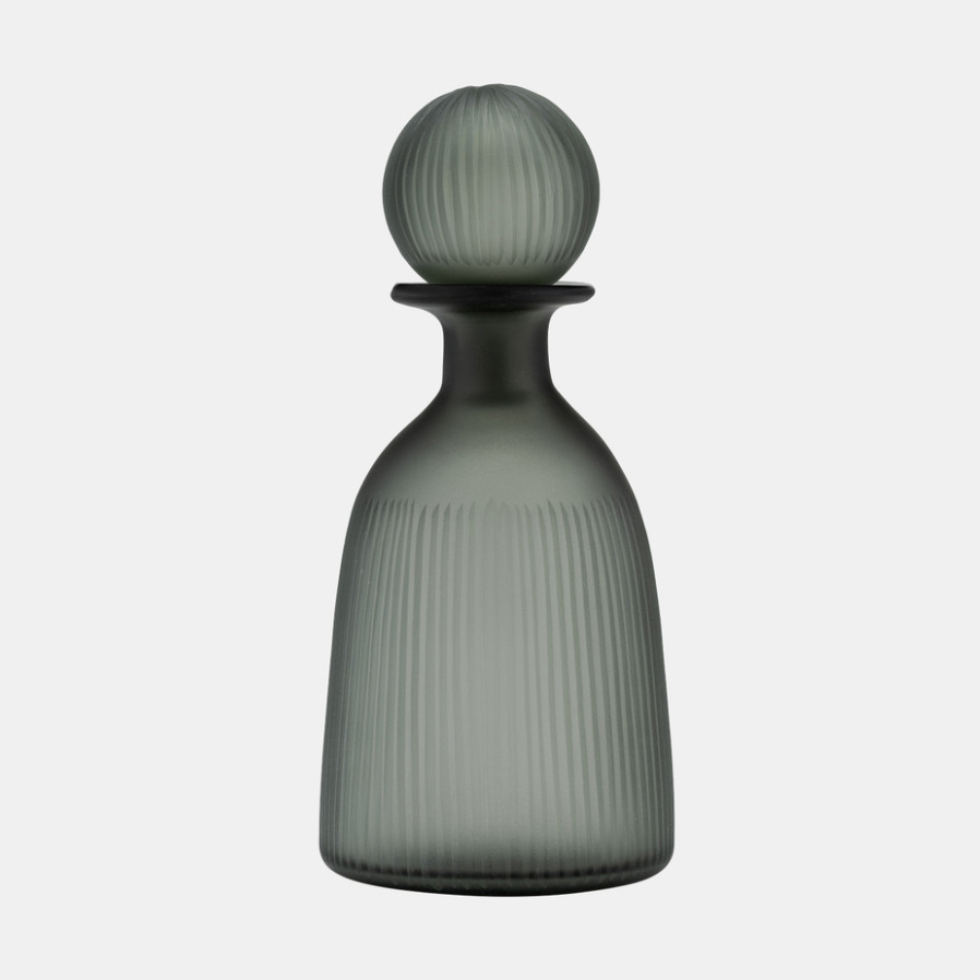 Small Glass Vase W/ Lid