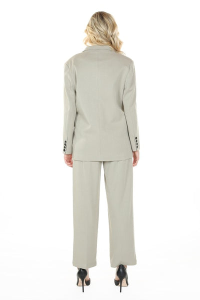 Relaxed Fit 3 Piece Tailored Cotton Suit Sets