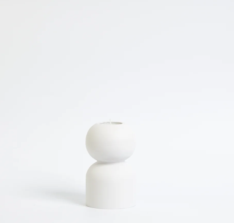 White 3-in-1 CandleHolder