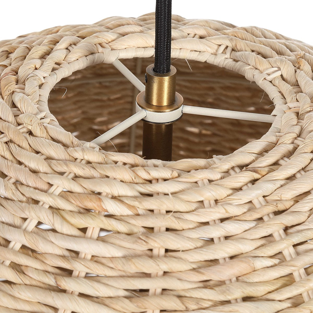 Seagrass Dome Lamp Pendant