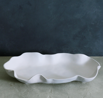 Nube Large Platter (White)