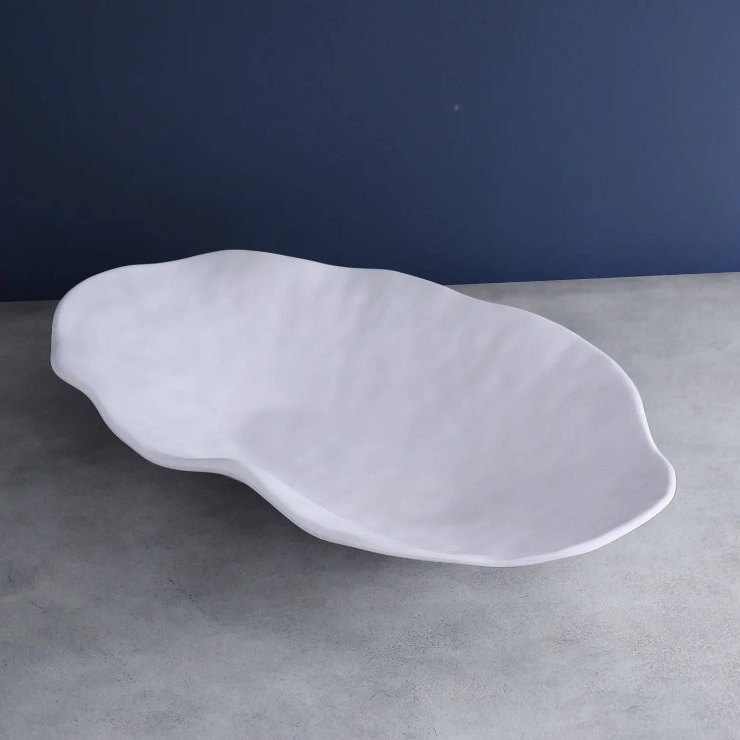 Nube Extra Large Oval Bowl (White)