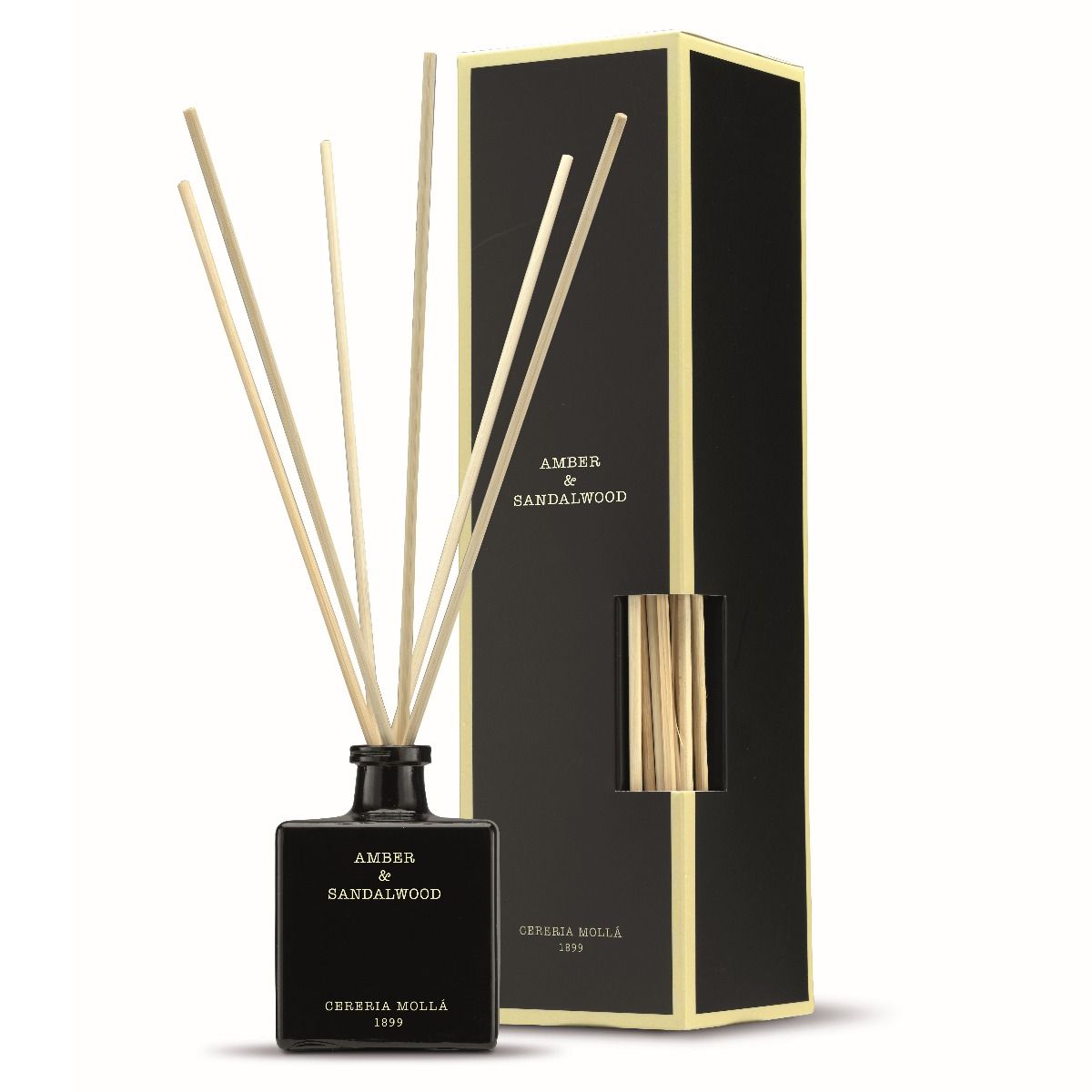 Amber & Sandalwood Premium Reed Diffuser