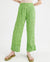 Lime Pants Flower Print