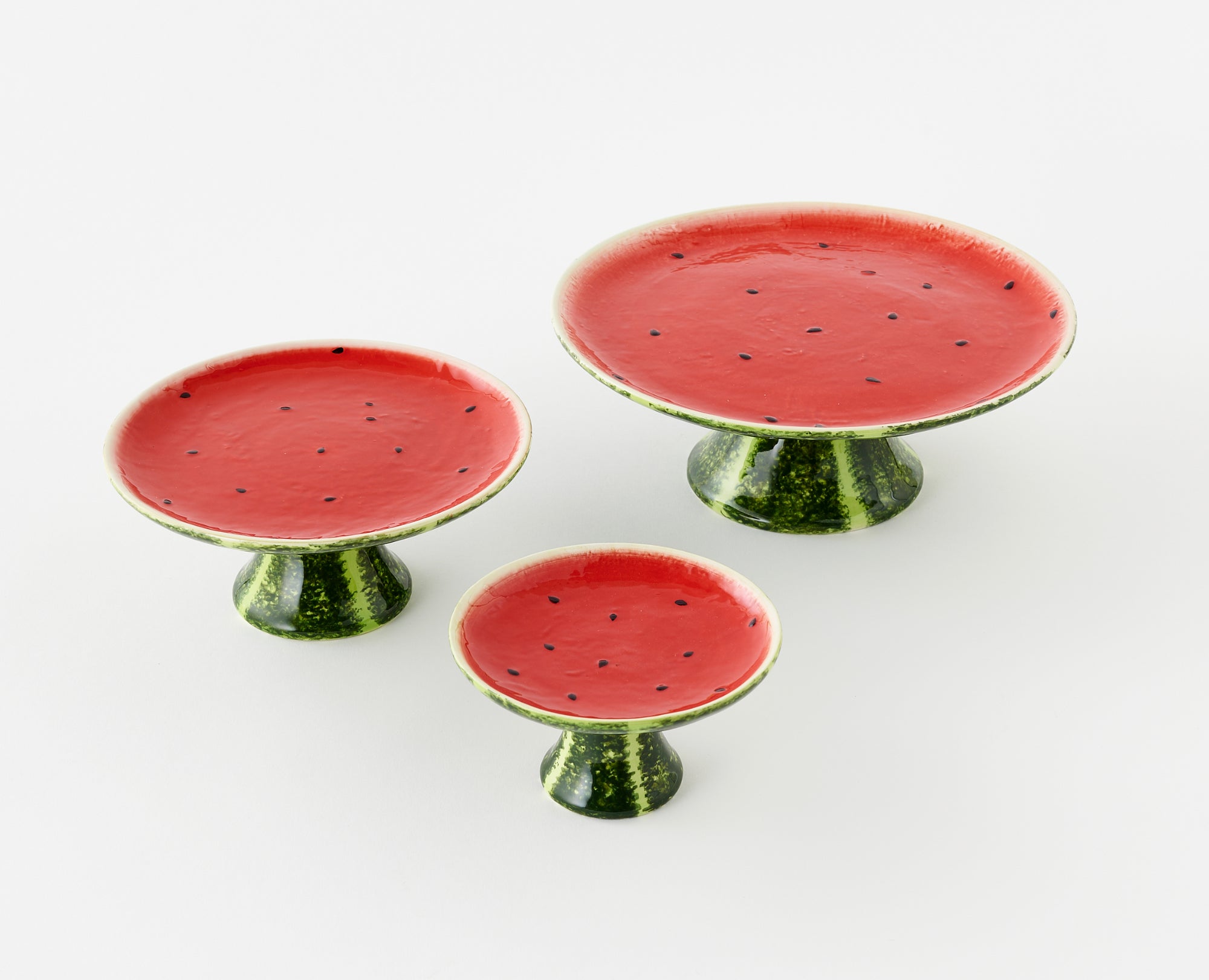 Watermelon Pedestal Plate