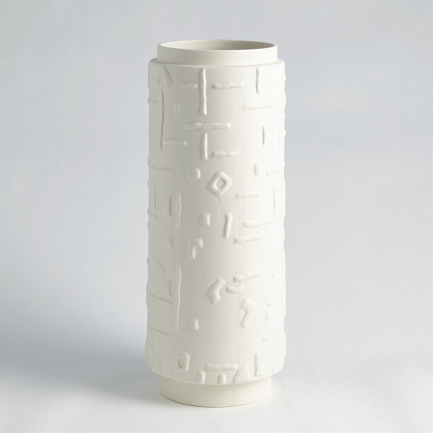 Sankuru Vase - Rustic White -