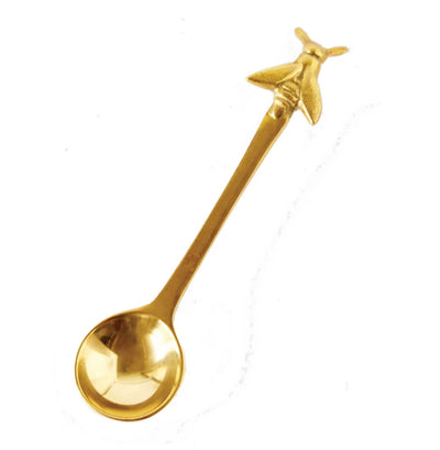 5"L Brass Spoon w/Bee