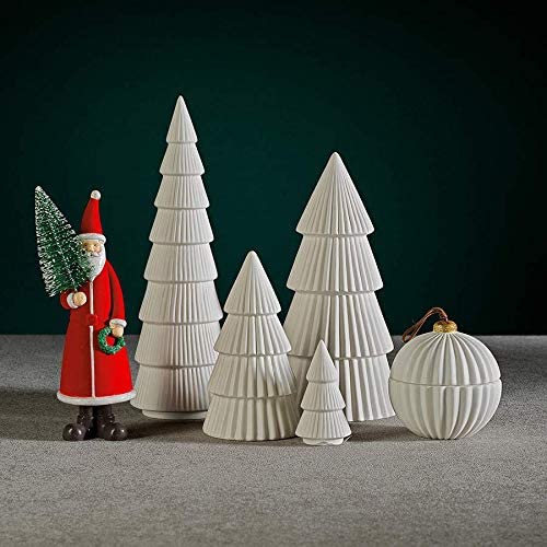 Ceramic Holiday Tree Matt White