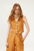 Paris Linen  Vest Caramel