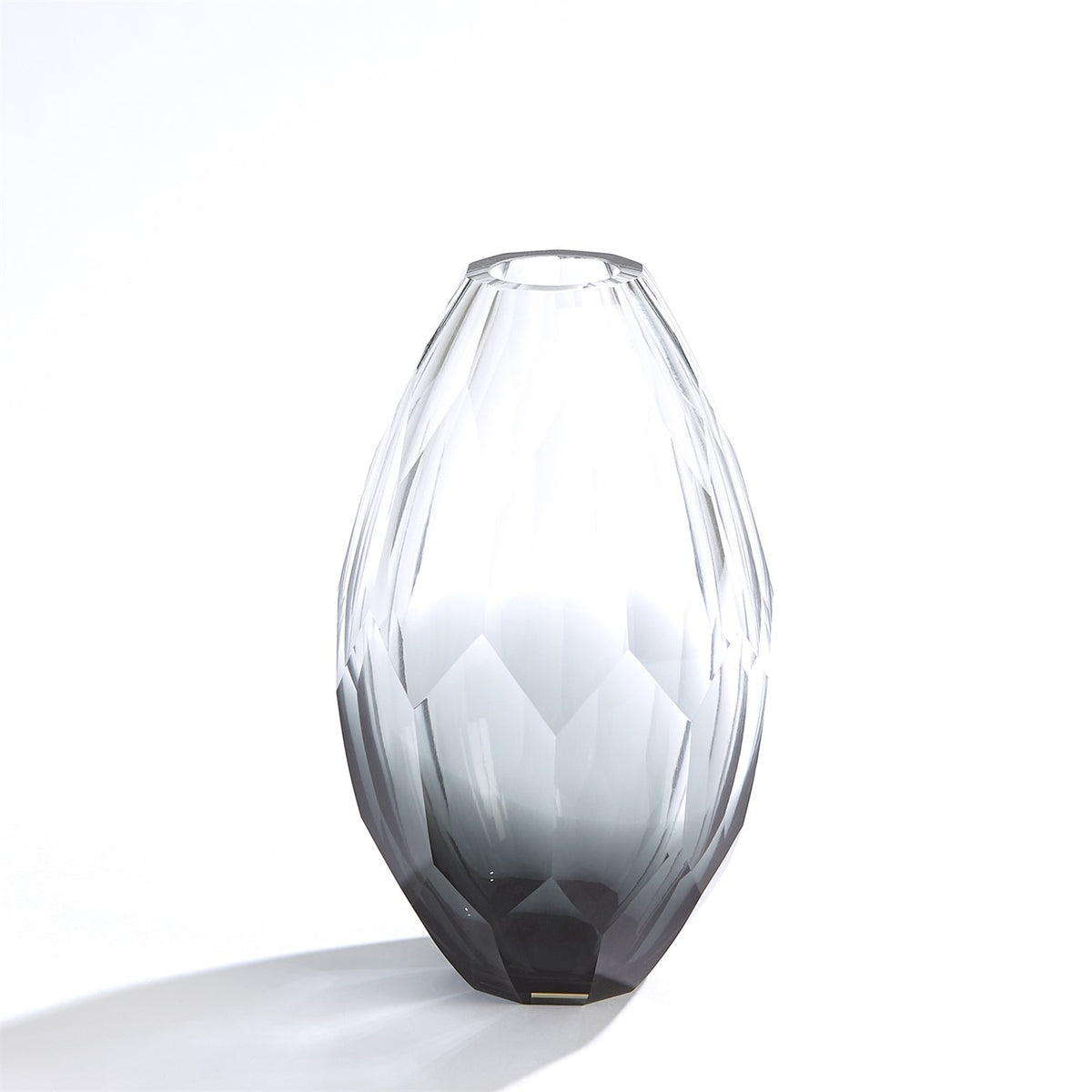 Prism Vase Grey