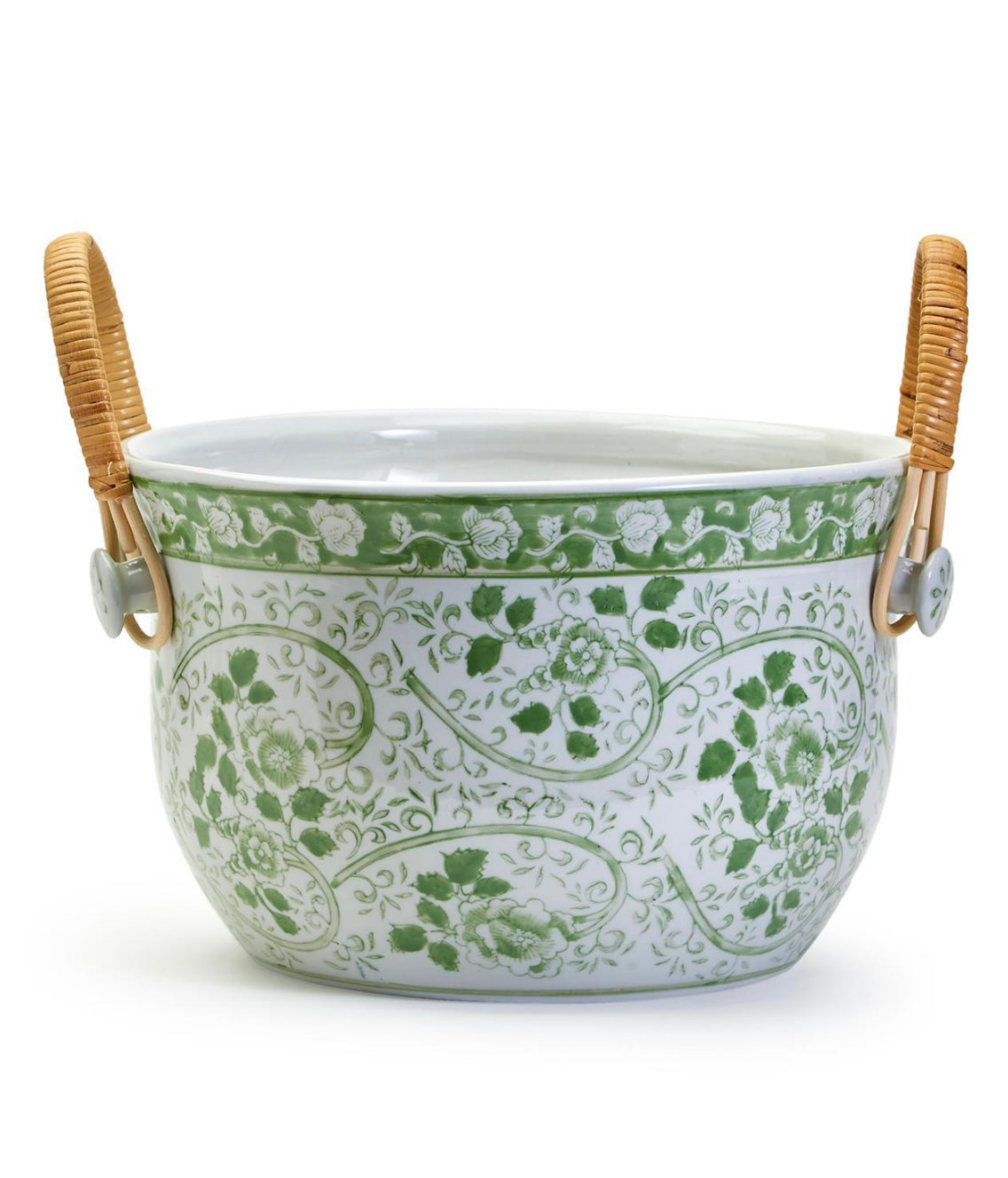 Countryside Party Bucket with Woven Cane Handles