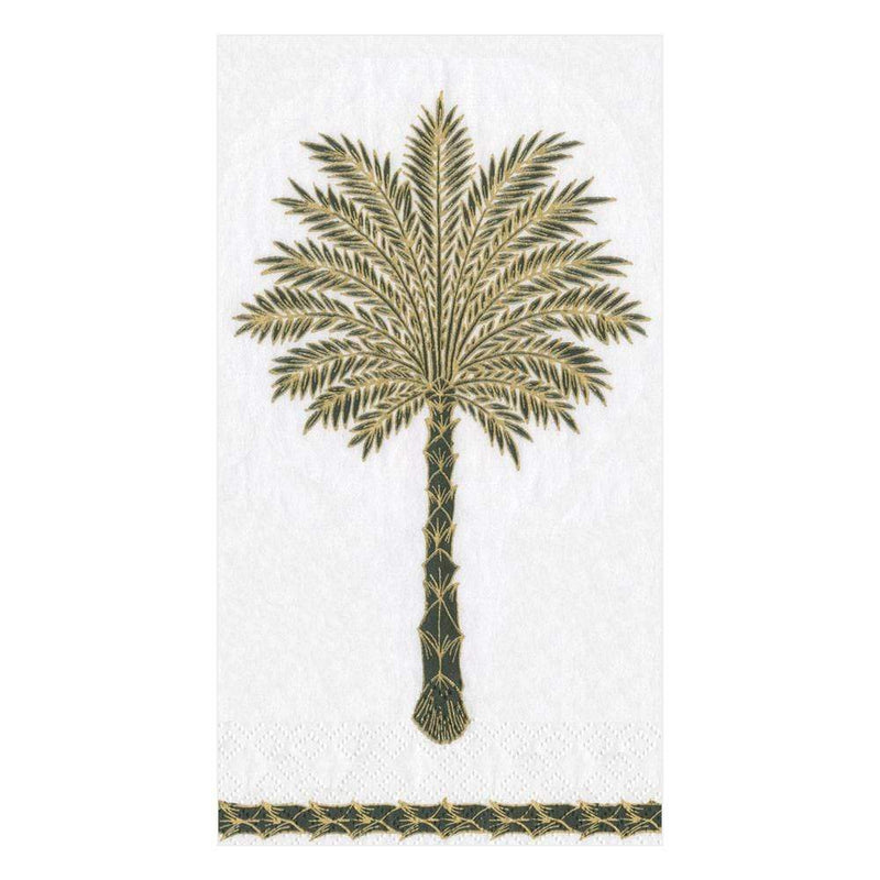 Grand Palms Paper Guest Towel Napkins in Black