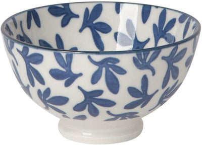 Bowl 4inch Blue Floral