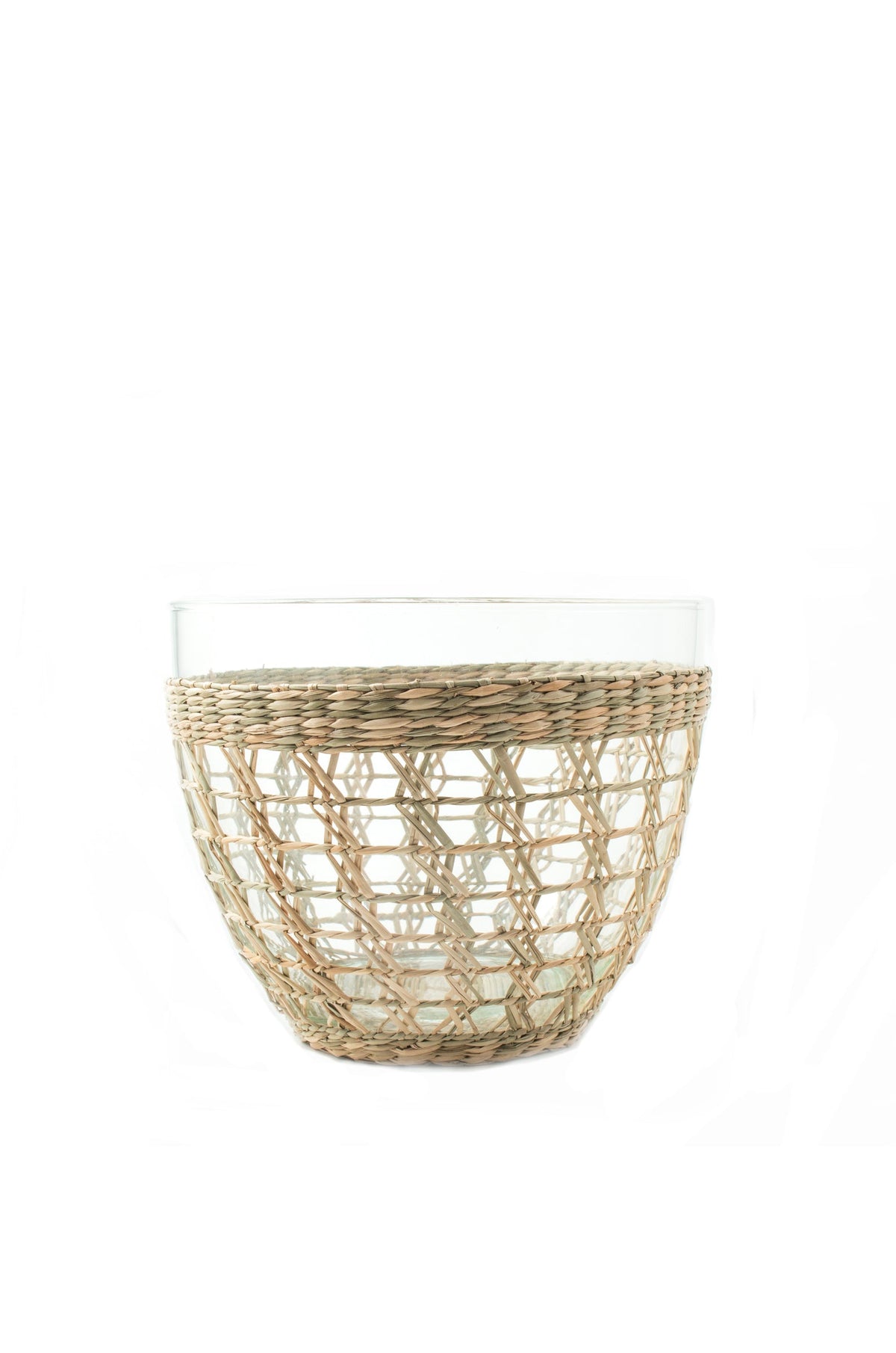 Seagrass Cage Salad Bowl Medium