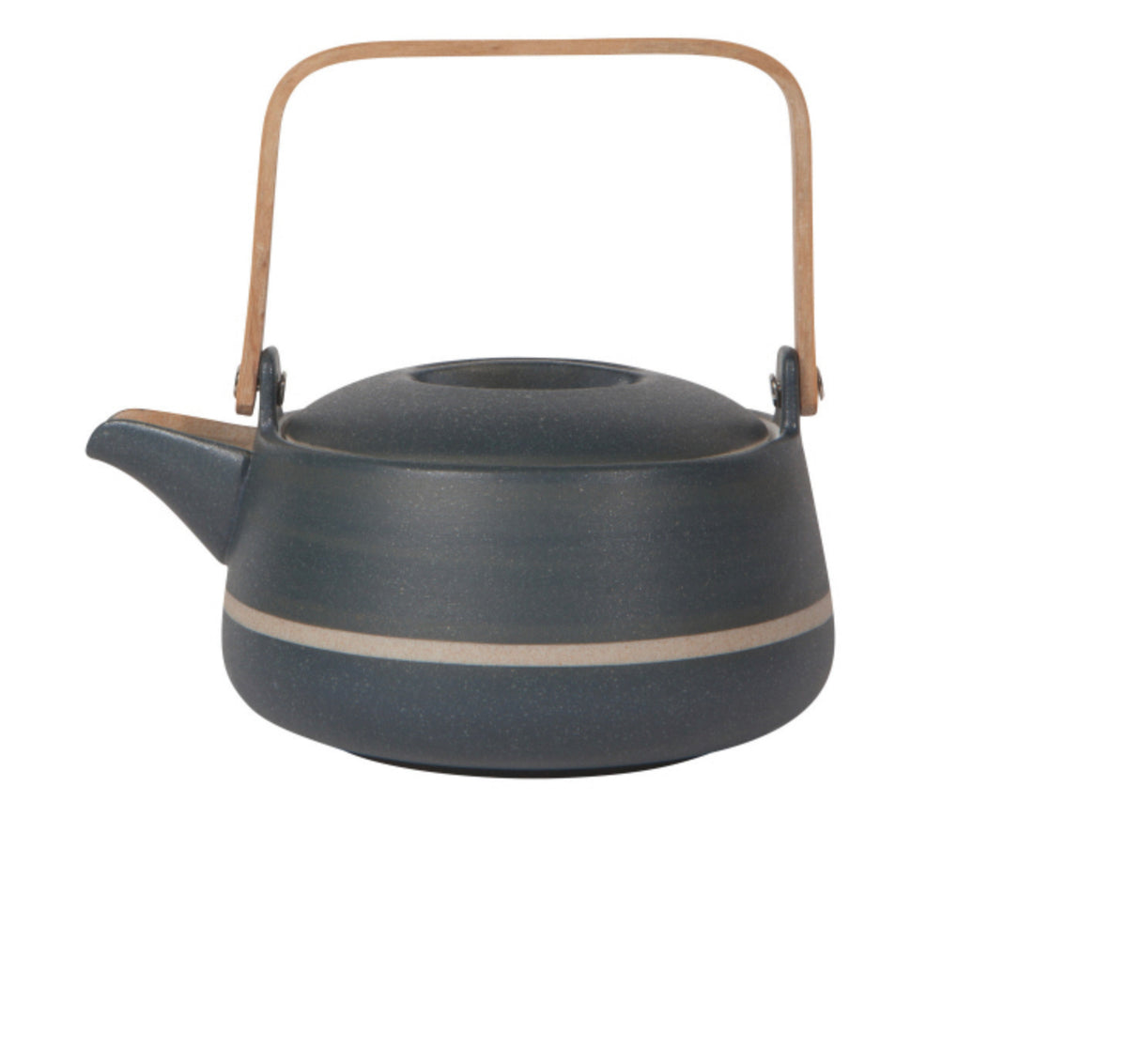 Teapot Orb Navy Stripe