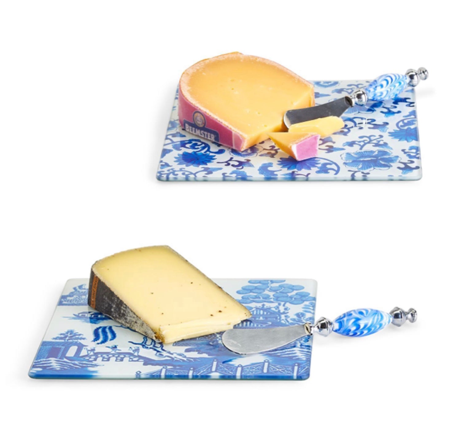 Blue And White Cheese Serving