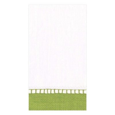 Guest Towel Linen bright green
