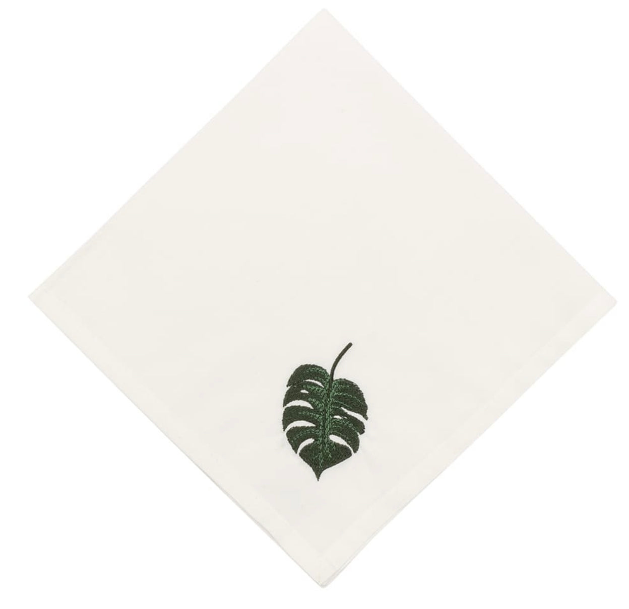 Napkin Off White Monstera leaf