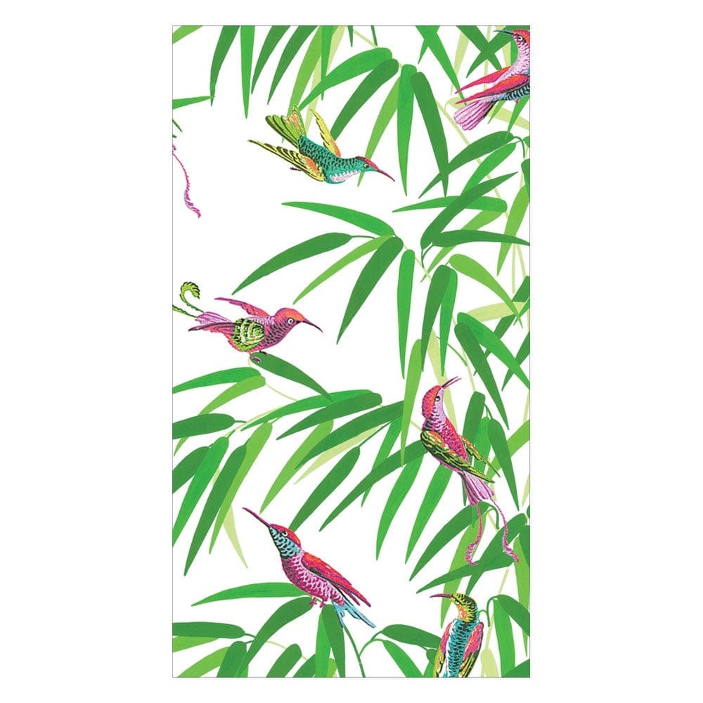 Guest Towel Bird in Paradise White